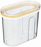 ЕМКОСТЬ ДЛЯ СЫПУЧИХ ПРОДУКТОВ С крышкой (СЛАЙДЕРОМ) 1Л (Желтый) 435250906