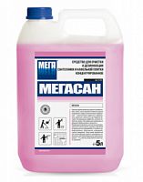МЕГАСАН ср-во д/дизенф.,очист. сантехники и кафеля конц.,5л