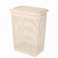 КОРЗИНА ДЛЯ БЕЛЬЯ 30Л, 370Х260Х465 ММ (бежевый) 431293307 1/8