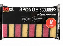 Губка бытовые пористые с абразивом А8 TETEX PRO 1/23 04-02-0140