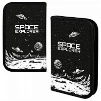 ПЕНАЛ ПИФАГОР 1 отд. ламинированный картон 19х11 см Space invader 273469