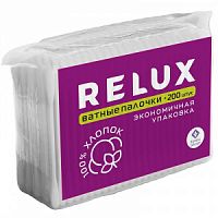 Ватные палочки (пакет) RELUX 1/200/28