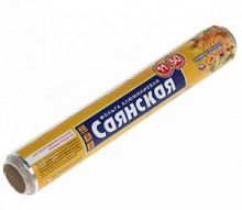 Фольга алюминиевая 0,3 х 50 м Универсальная Саянская 11 мкм 