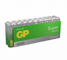 Батарейки мизинчик. GP Super G-Tech, AAA (LR03, 24А) алкалин 24A-2CRVS20 цена за 1 шт. 1/20