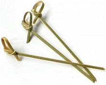 Шпажка УЗЕЛОК 8 см (А100) бамбук 1/30