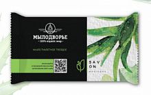 ММК Мыло туал 90 г. Мылодворье Алоэ вера марки Ординарное в бумажной упаковке флоупак МКТУ4022